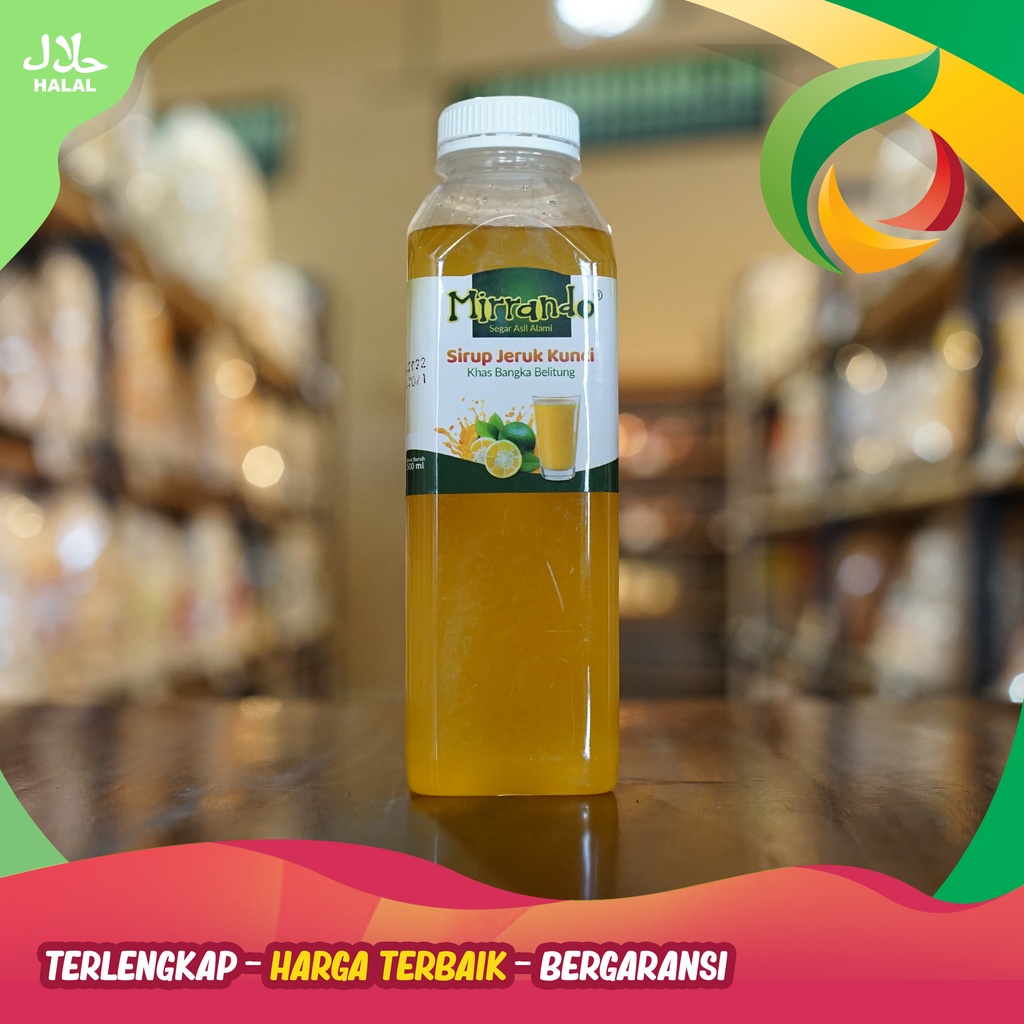 

Sirup jeruk kunci merk mirrando khas Bangka 500ml