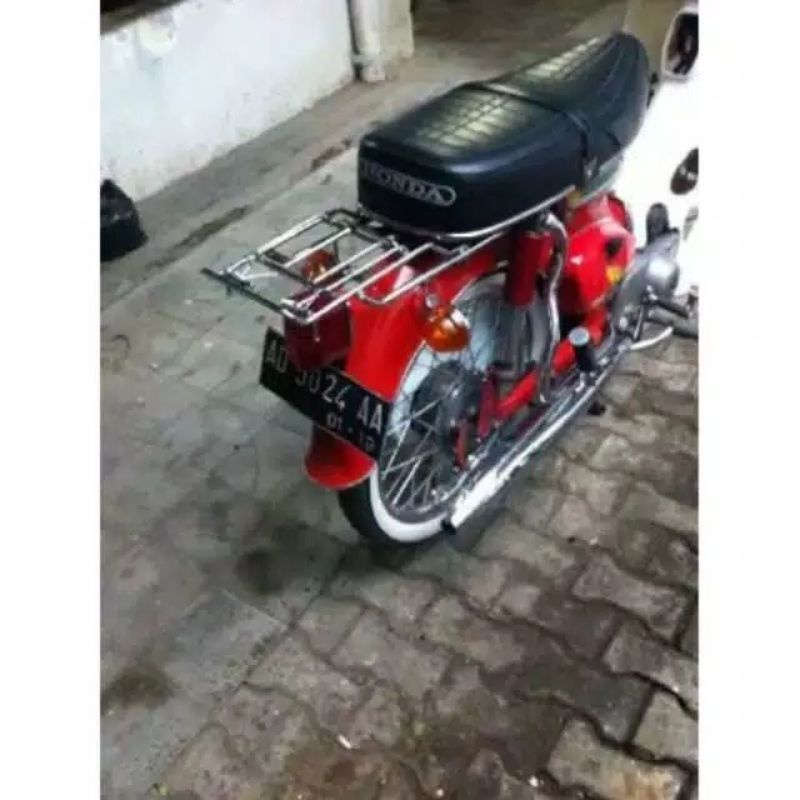 Rak jepit belakang honda C70-begel belakang C70