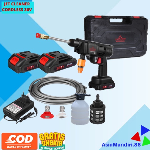 YUKIDO CORDLESS CLEANING MACHINE 36V Mesin Cuci Mobil/Motor