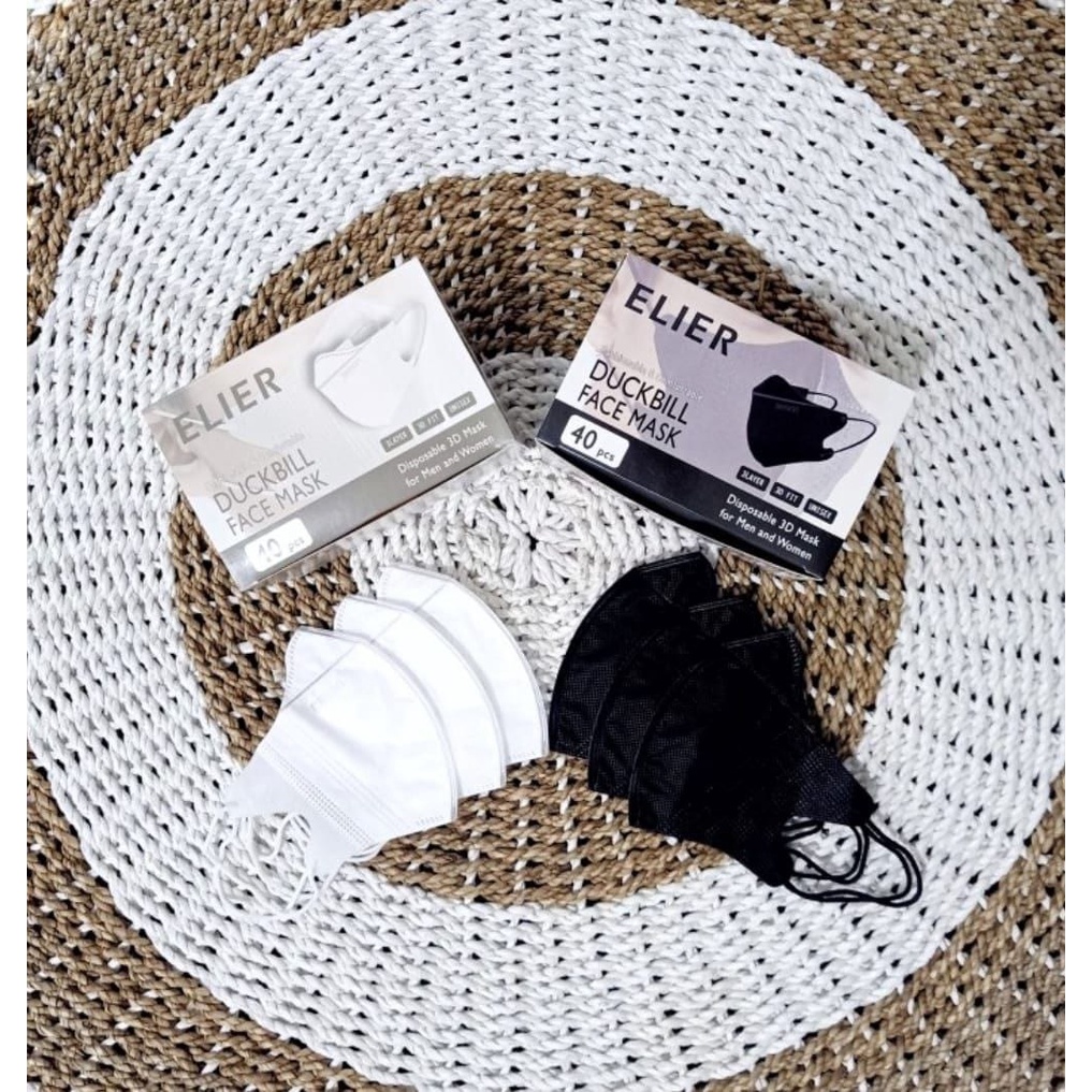 ELIER DUCKBILL BOSON 3 PLY ISI 40 PCS / MASKER DUCKBILL ELIER ISI 40