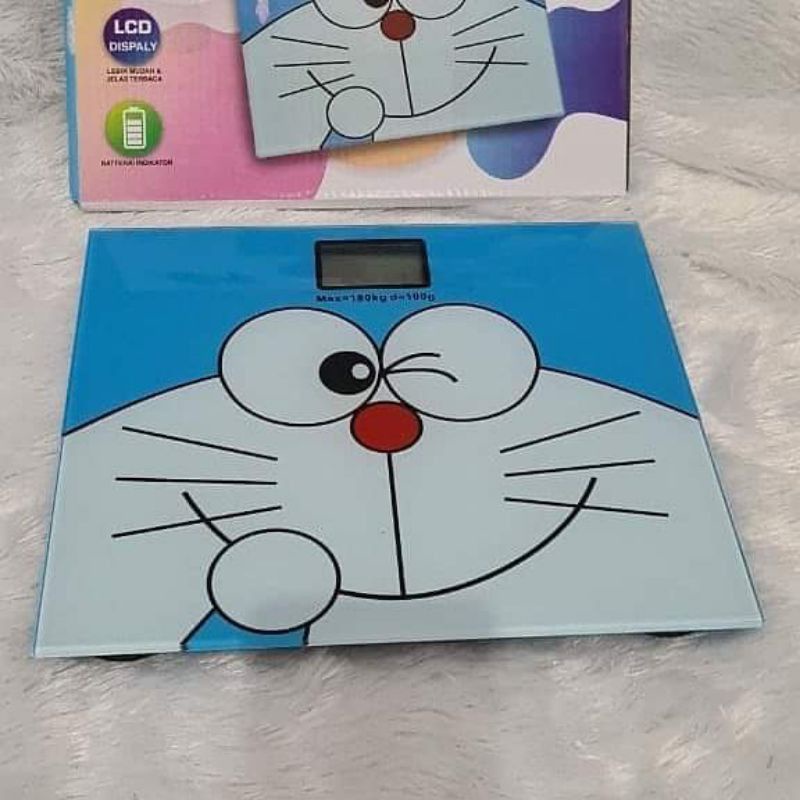 timbangan badan karakter GSF timbangan badan hello kitty doraemon hiu