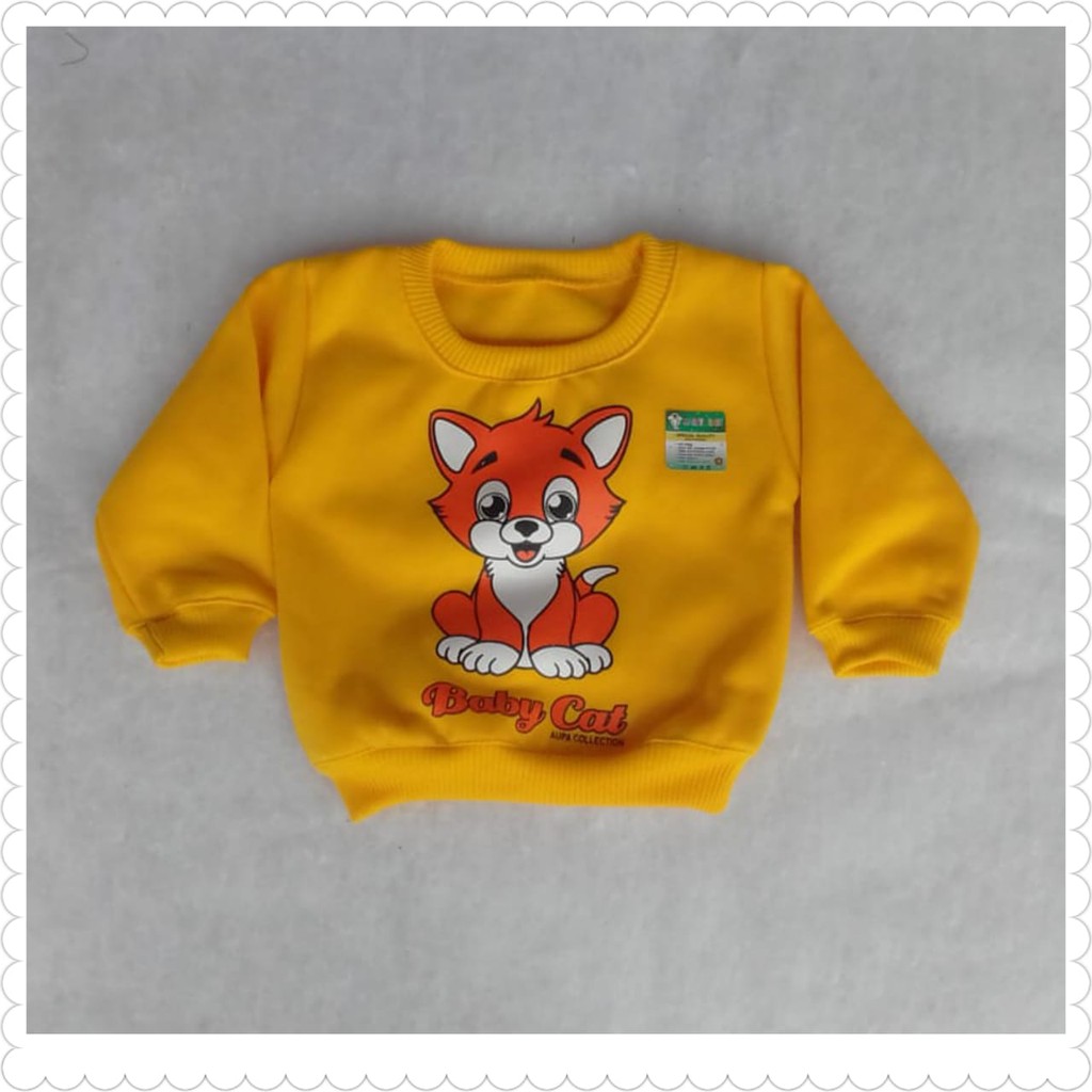 jaket bayi sweater cat