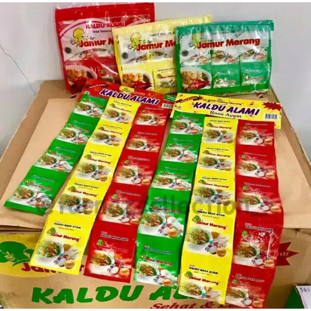 Kaldu Alami Jamur Merang Penyedap Halal Non Msg 1 Pack 30 Sachet Shopee Indonesia