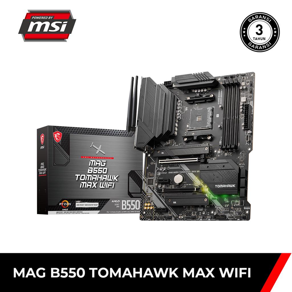 MSI Motherboard MAG B550 Tomahawk Max WiFi DDR4 AMD