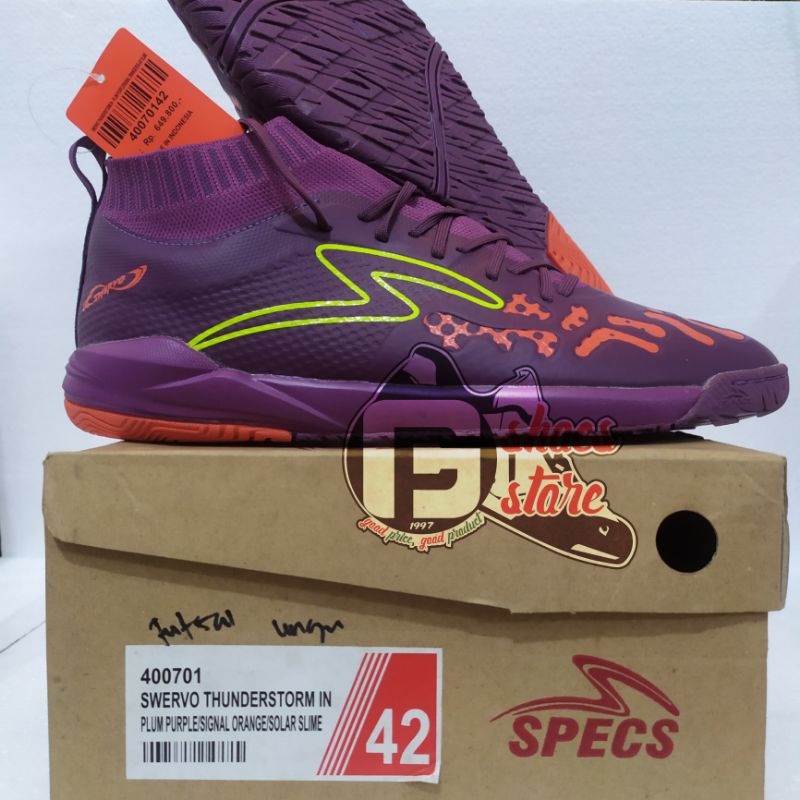 READY Specs Swervo Thunderstorm IN & Inertia IN Sepatu Futsal Original TERMURAH