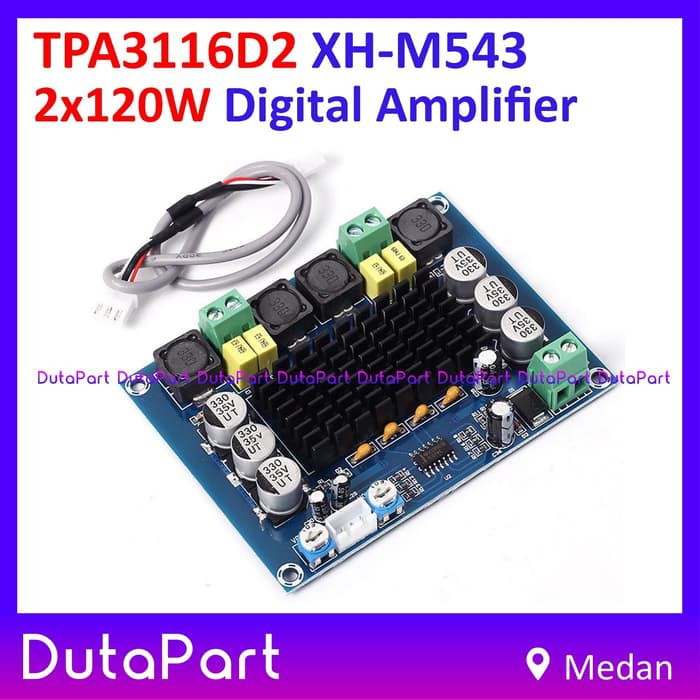 TPA3116D2 XH-M543 2x120W Digital HiFi Hi Power Stereo Amplifier