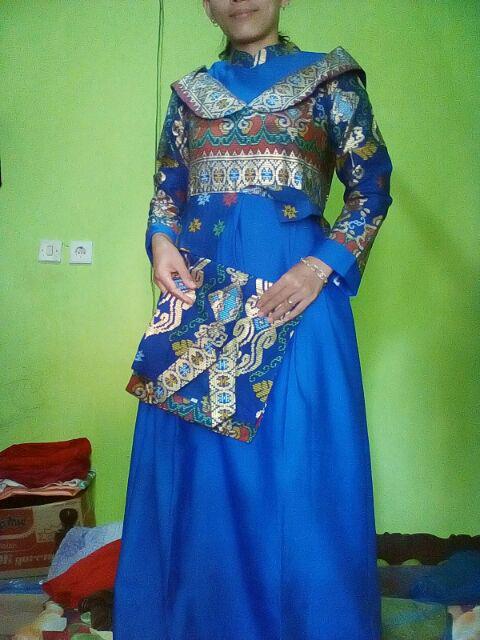 Batik Couple Gamis Belvania {baju Batik Murah[batik Seragaman