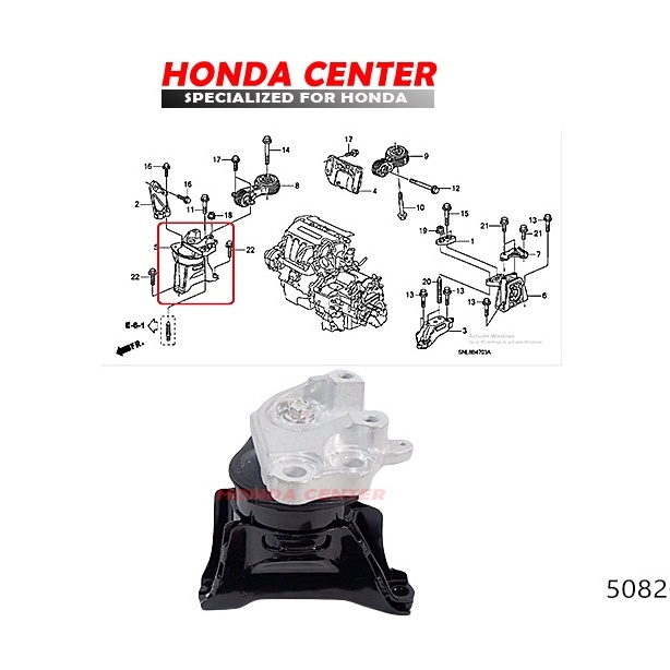 engine mounting gantungan mesin pangkuan mesin kanan civic fd 2006 2007 2008 2009 2010 2011 1800cc 2000cc 50820-SNB 50820-SNG