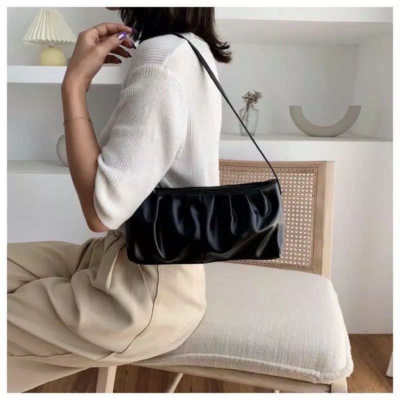 SHOULDER BAG TAS BAHU PREMIUM SCRUNCHIE BAG TAS ALA KOREA WANITA