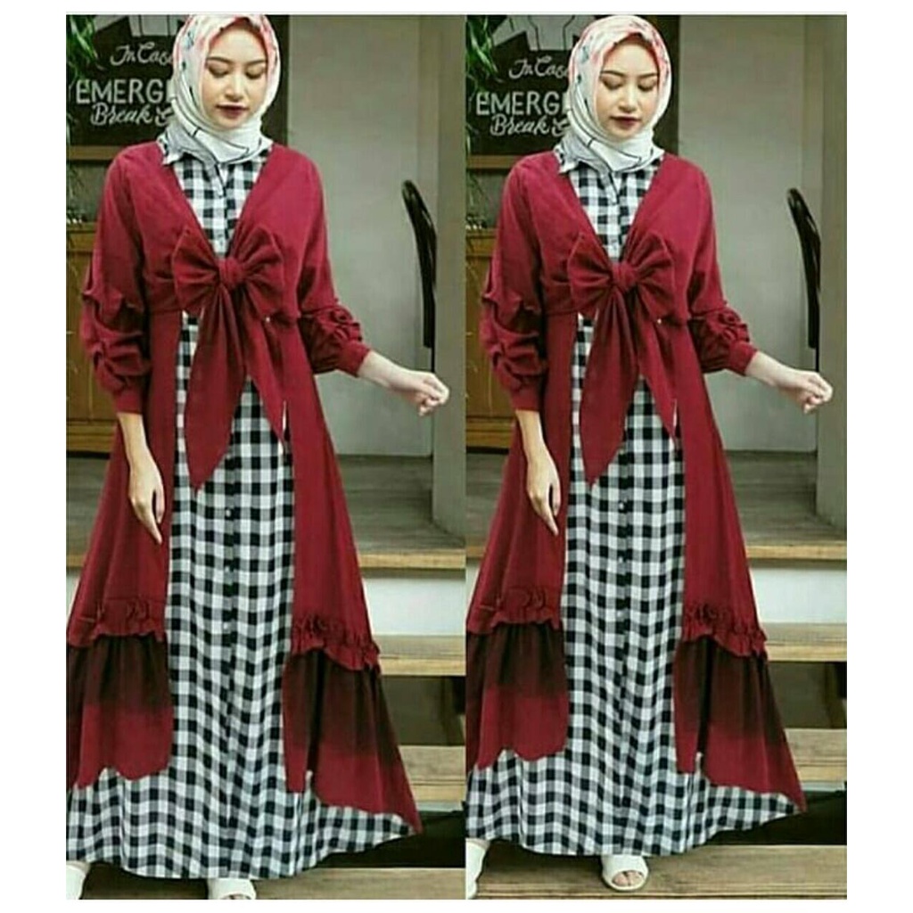 shakira Maxy Dress Gamis Fashion Muslimah