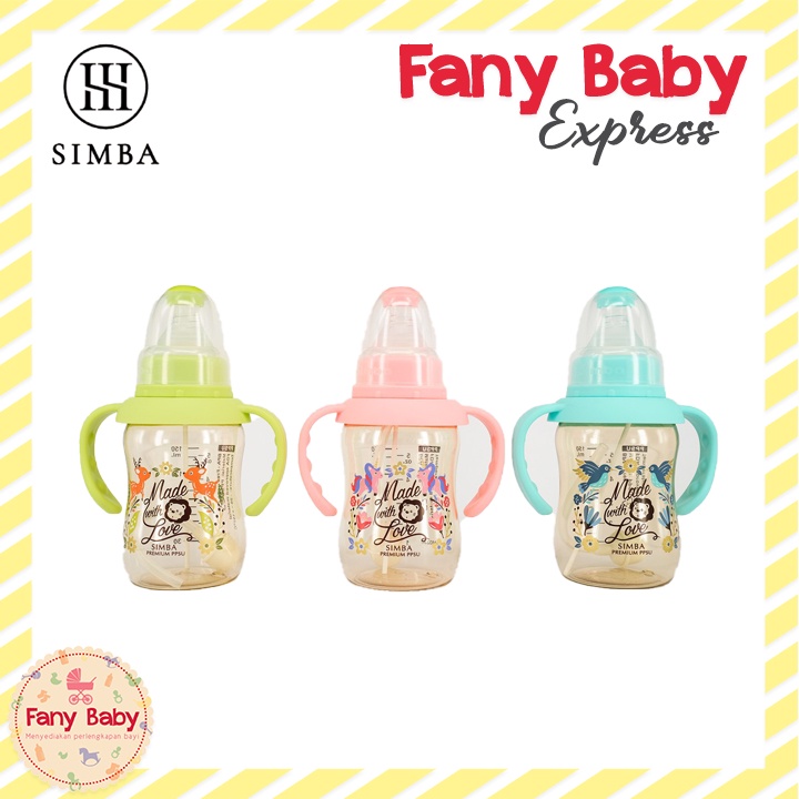 SIMBA PPSU BOTTLE HANDLE STANDARD NECK DOROTHY 150ML