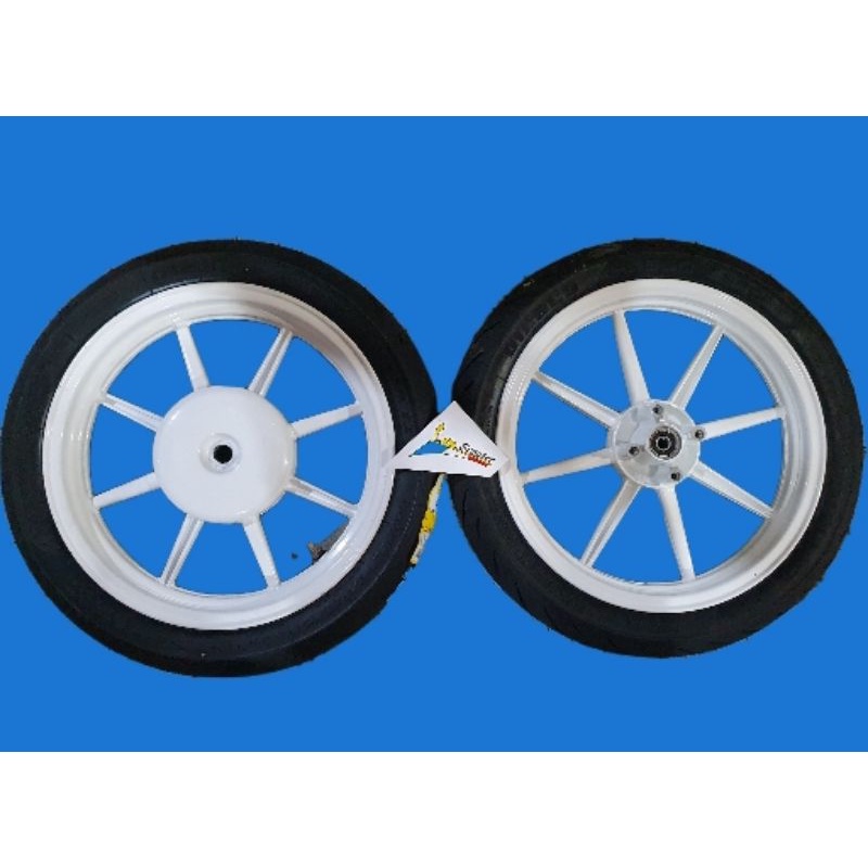 Paket VELG VROSSI MODEL RCB PALANG 8 X PIRELLI Diablo Rosso VARIO 110 125 150 BEAT SCOOPY MIO M3 MIO