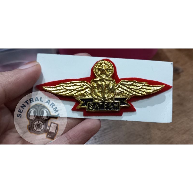 Lencana Wing Satpam - Pin Satpam