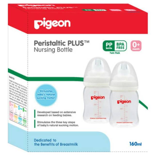 Pigeon Twin Pack Wide Neck Plus 160ml &amp; 240ml