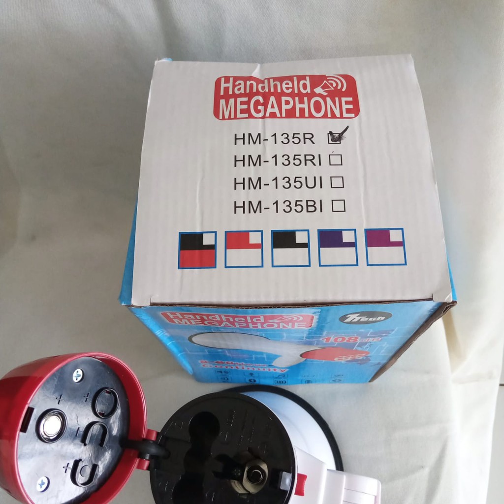 Megaphone TOA 1Tech Pengeras Suara Sirine Rekam Suara Battery Cas Charge Bat