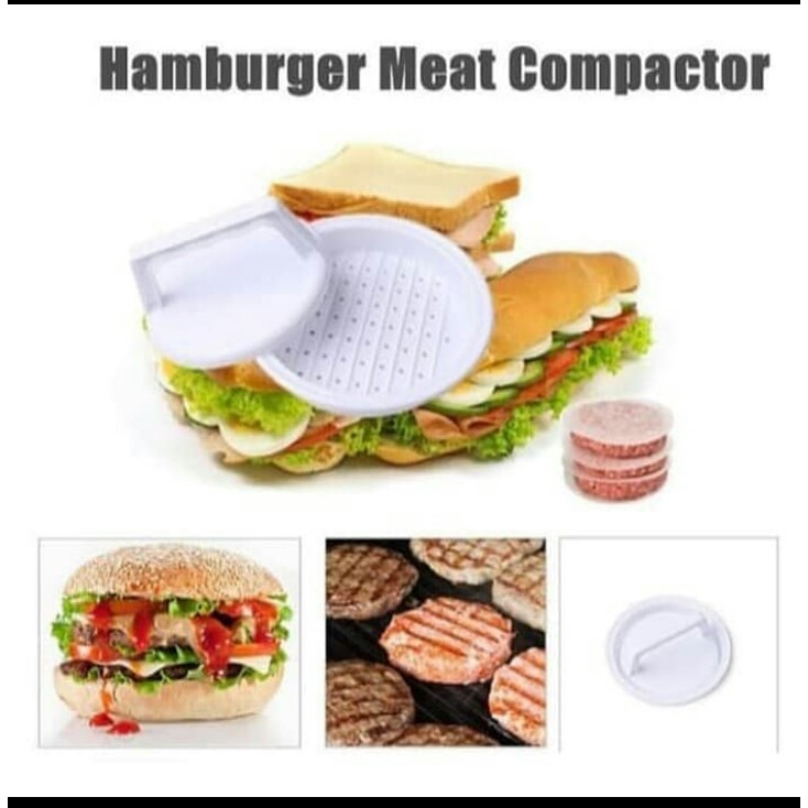 Cetakan Hamburger Meat Compactor