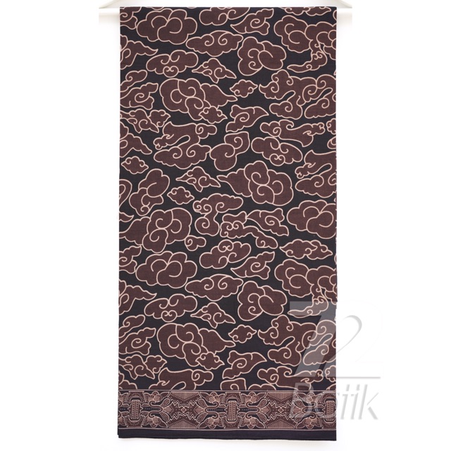 KAIN BATIK PREMIUM Bahan Katun Motif Mega Mendung Warna Coklat Choklat Cokelat Hitam 727324 Cap 72 Jarik Jarit Samping Kebat Panjang Batik Katun Modern Premium Bahan Seragam Batik Pernikahan Kantor Keluarga Murah Kamen Jadi Batik Bali Lembaran