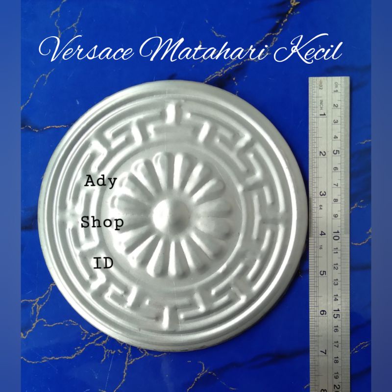 ornamen aksesoris pagar tralis vercase matahari diameter 18cm