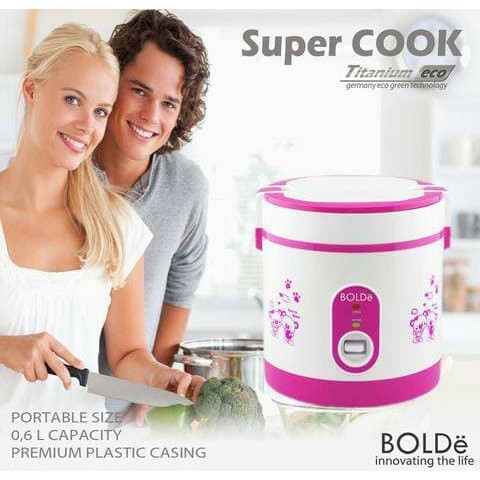 Super Cook Bolde Rice Cooker Bolde Supercook Bolde Cooker Mini 0.6 Ltr