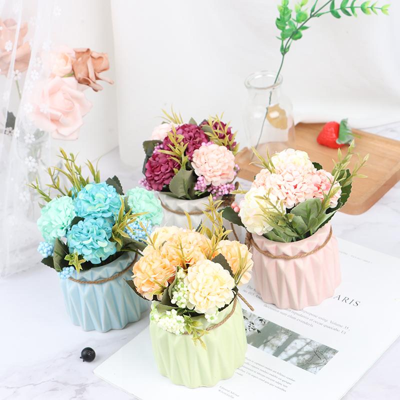 Brush Holder Ceramic Rope Vas Tempat Brush Tempat Kuas Makeup Brush Organizer Home Decor Vas Bunga