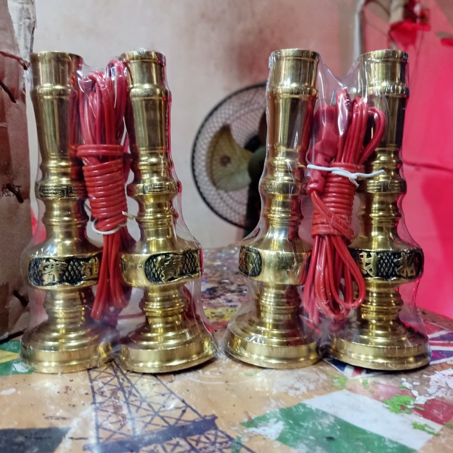 lampu altar sembahyang kuningan taiwan 6 INCH - AL