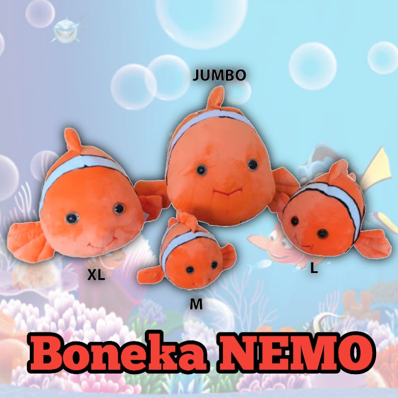 Boneka ikan nemo