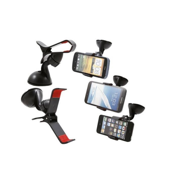 Holder Jepit HP Mobil Car Holder Phone Holder Jepit Mobil 360 Derajat