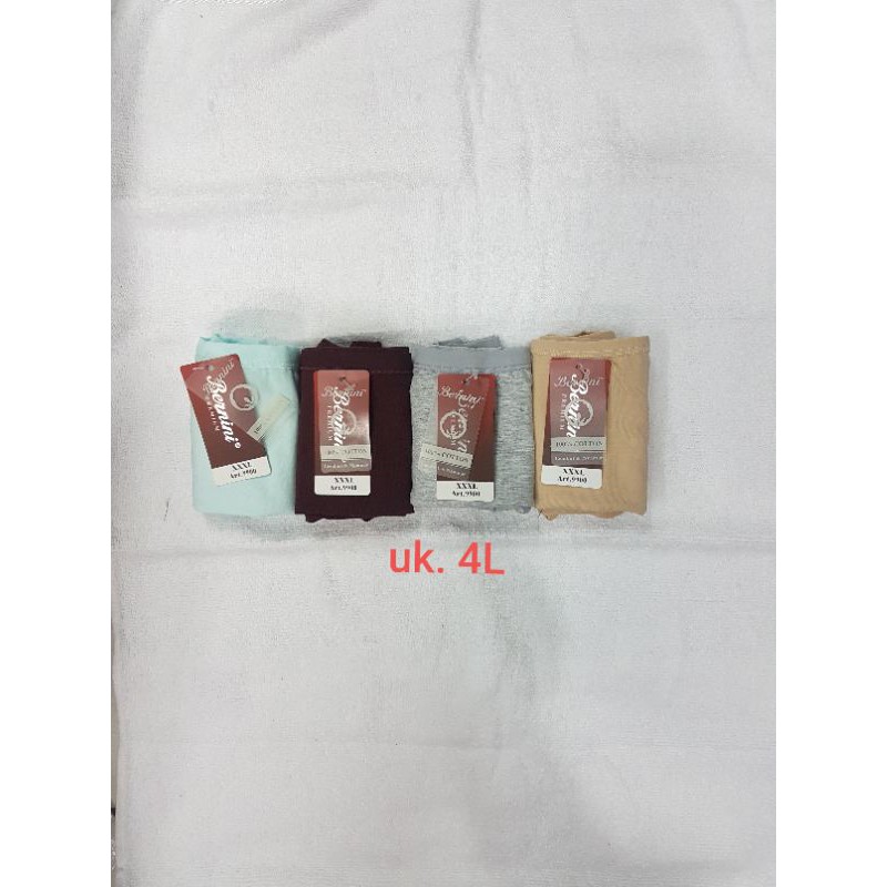 6 pc Celana dalam wanita full merk Bernini kode 9900 uk. XL, 3L, 4L