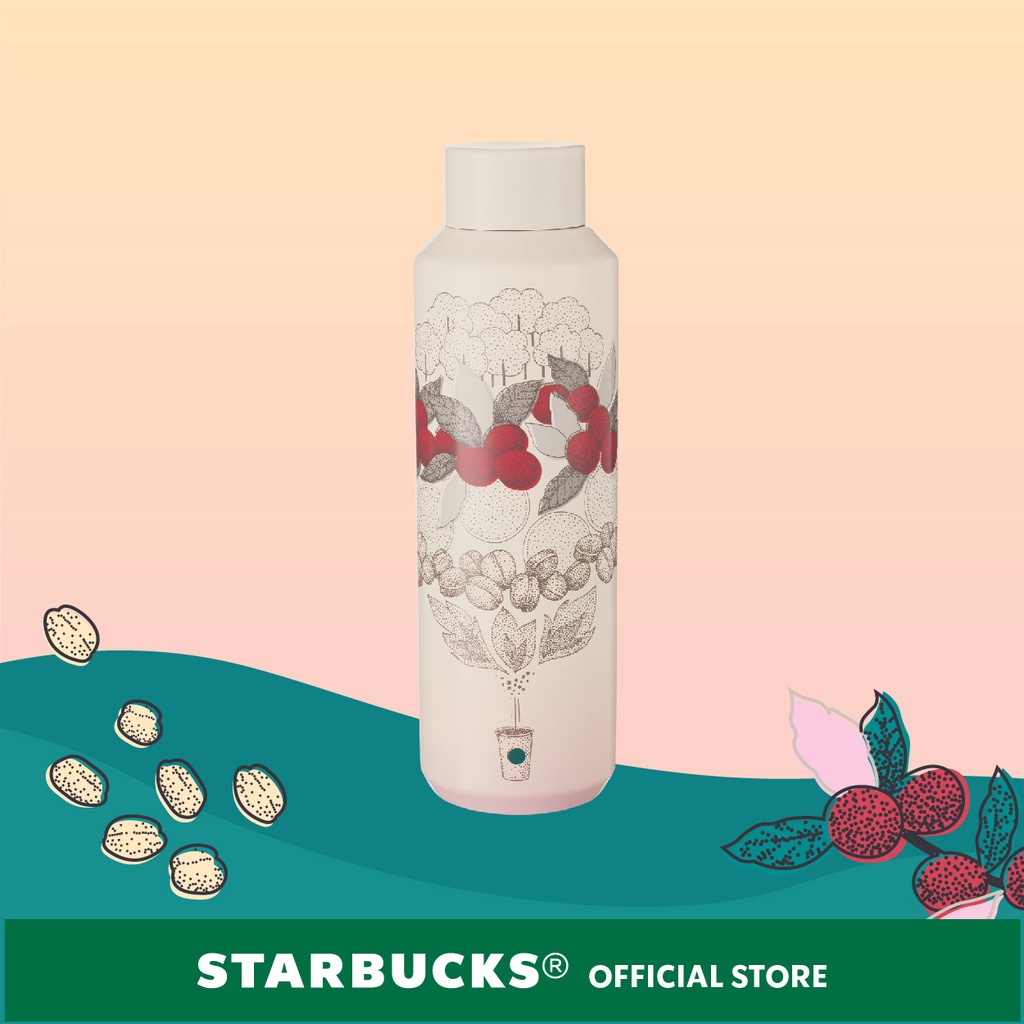 Starbucks Water Bottle 20oz Ss Farm To Cup S11123711 Botol Minum ( Hot