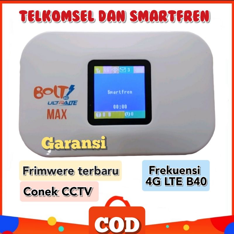 WiFi modem 4G LTE Telkomsel, Smartfren , by.u , unlock 4G LTE band 40 , konek CCTV , modem portabel, modem 4G , internet , smart TV . komputer , laptop .