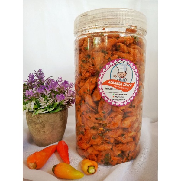 

Keripik Lumpia Kering gurih nya bikin nagih kemasan toples 500gr