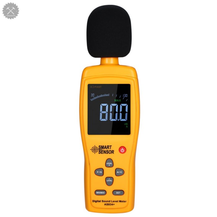 Tester Digital Sound Level Meter,Simple Range: 30dB~130dB 