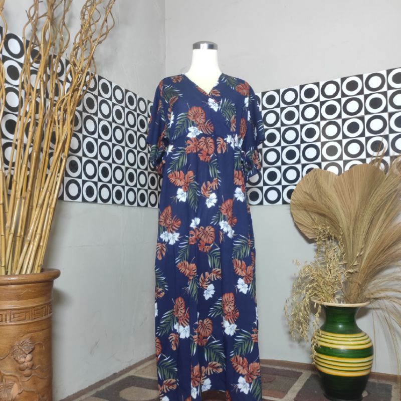 BESTSELLER DASTER KIMONO LENGAN LONCENG RAYON PREMIUM LD 120 PB 125 BUSUI FRIENDLY-Motif 1