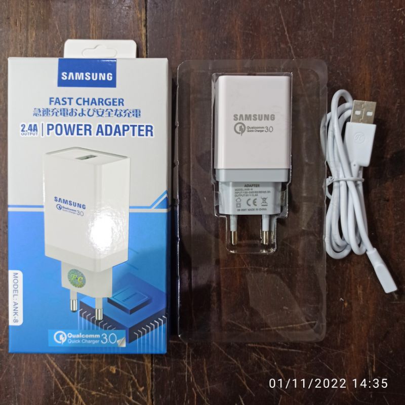 Travel Charger VIVO OPPO SAMSUNG XIAOMI REALME 2.4 Ampere murah bagus 2A 2 A cas casan Android TYPE C FC ANK DELL-2