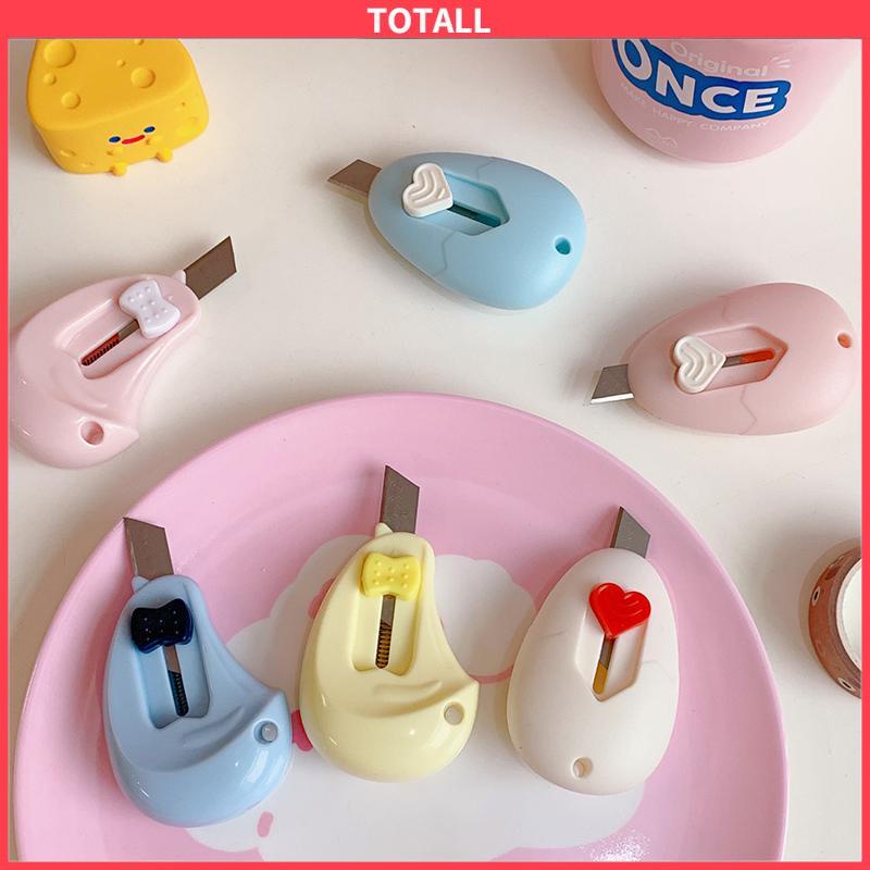 COD Cute Mini Cutter Pisau Kecil Lucu Portable Small Utility Knife Alat Perlengkapan Seni Siswa