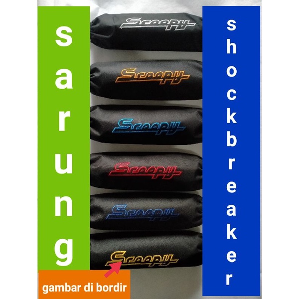 sarung shockbreaker belakang motor Scoopy