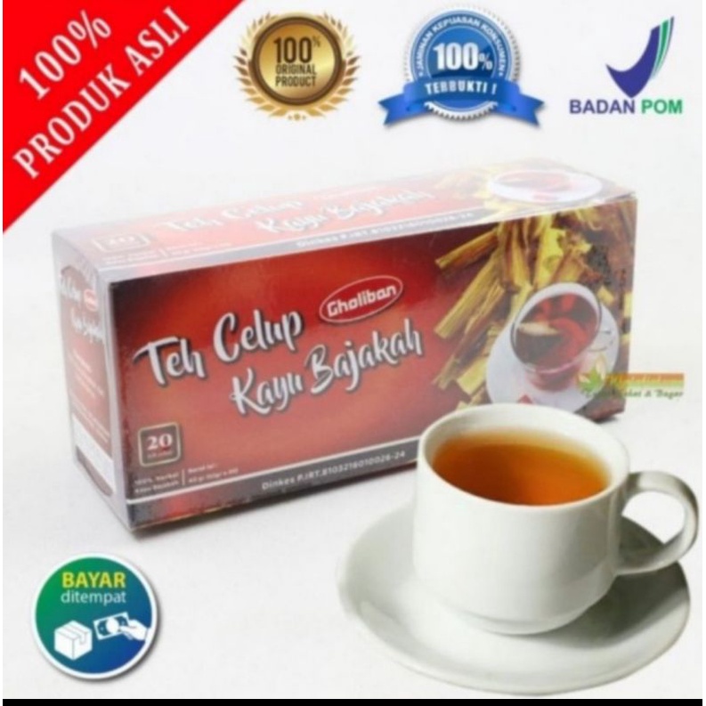 

Teh Celup Bajakah Gholiban Isi 20 Shacet