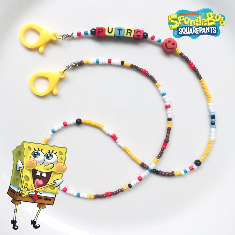 Strap Mask Spongebob-Squarepants//StrapMaskKarakter-Handmade