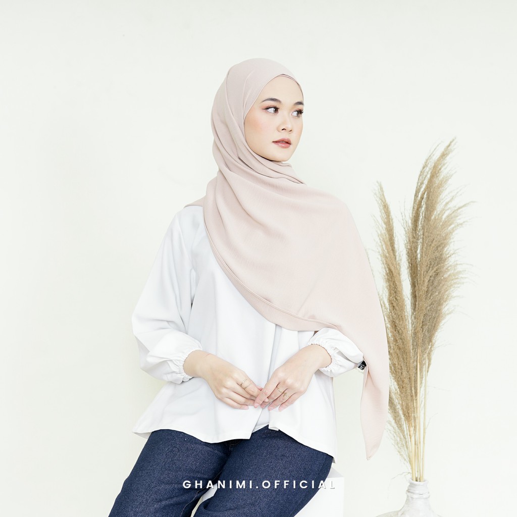 Ghanimi - Fara Shawl / Pashmina Crinkle / jilbab pashmina / pashmina panjang