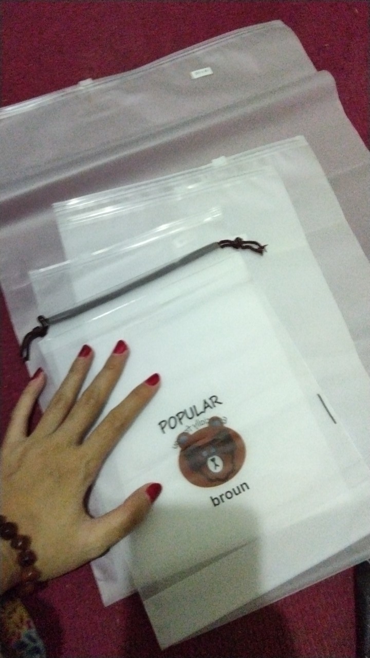 Ziplock Pouch/zipper Storage Bag/ Pouch Serbaguna