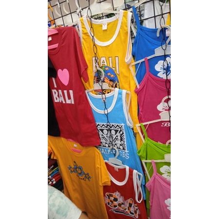 Setelan singlet anak motif khas bali baju celana