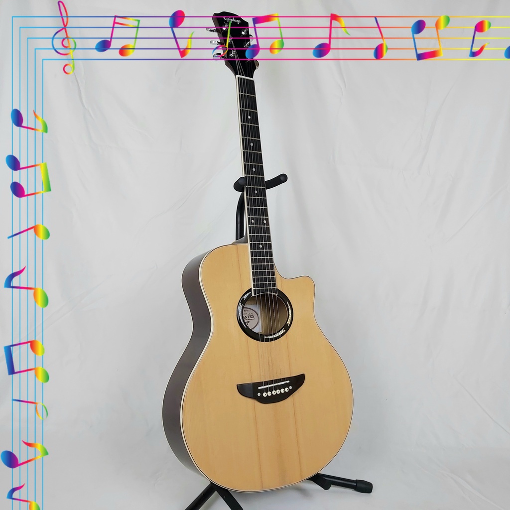GITAR AKUSTIK GUITAR ACOUSTIC APX EPIPHONE TOP SPRUCE HIGH CUSTOM + TRUSS ROD { BESI NECK } ID MUSIC