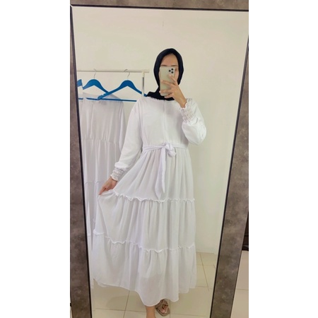 gamis putih rempel
