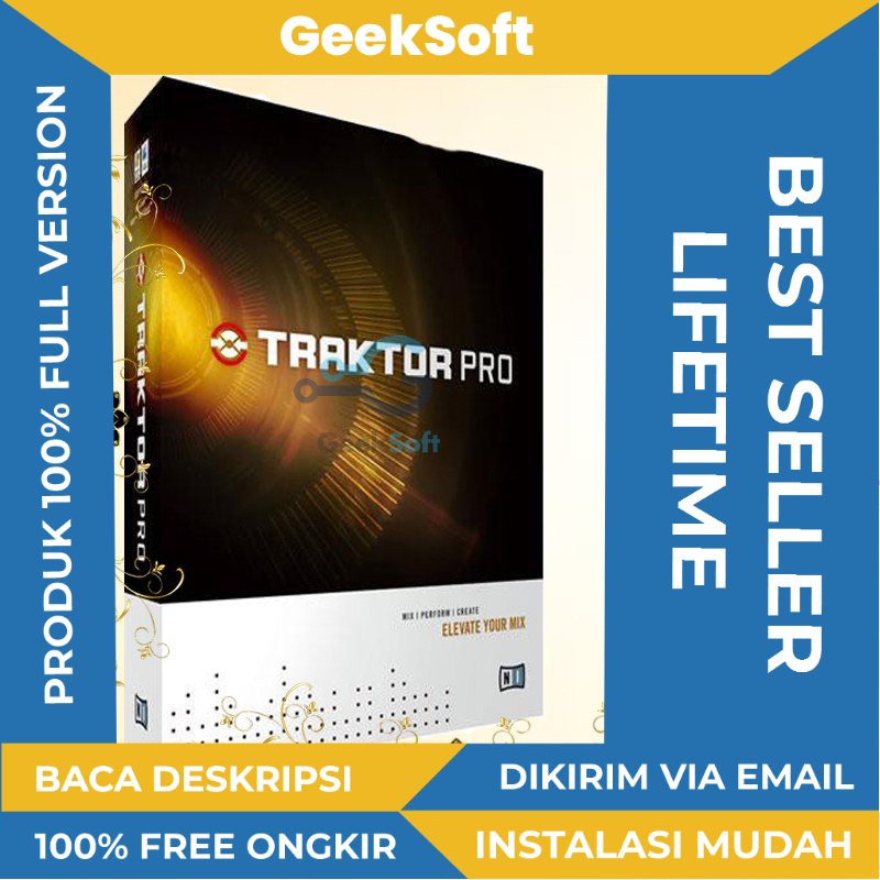 [FULL VERSION] Traktor Pro 3 Pro DJ Software Pro Lifetime - DJ Profesional Terbaik untuk Mixing dan Remixing Musik