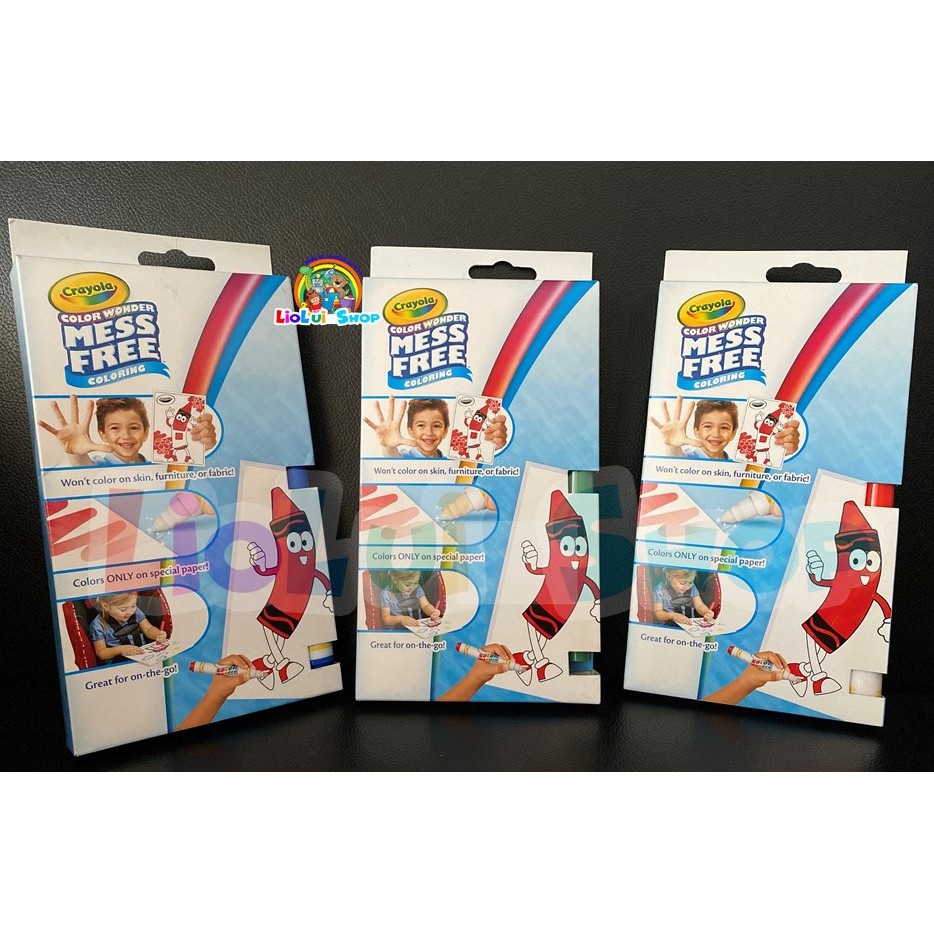 

CRAYOLA MARKER COLOR WONDER MESS TRAVEL PACK - SPIDOL CRAYOLA