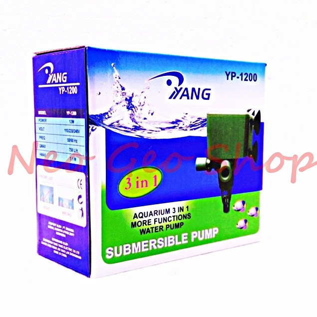 yang yp1200 yp-1200 yp 1200 pompa mesin powerhead aquarium aquascape