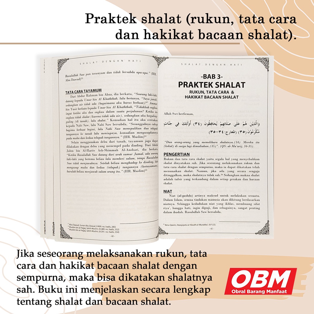 BUKU PANDUAN SHALAT : SHALAT DENGAN HATI