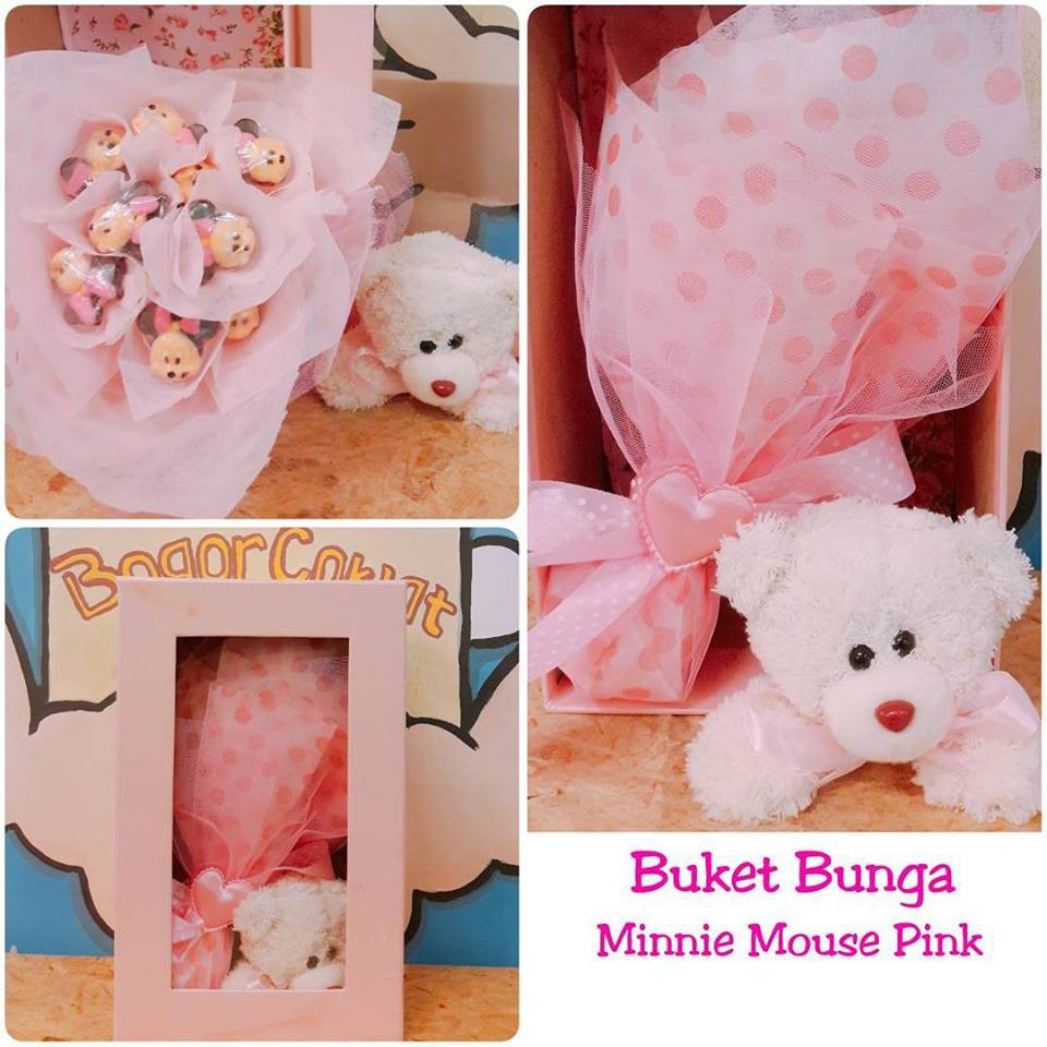 

Buket Coklat Minnie Mouse Valentine