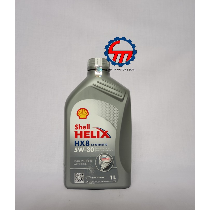Oli Shell Helix HX8 5W-30 1 Liter Asli Original