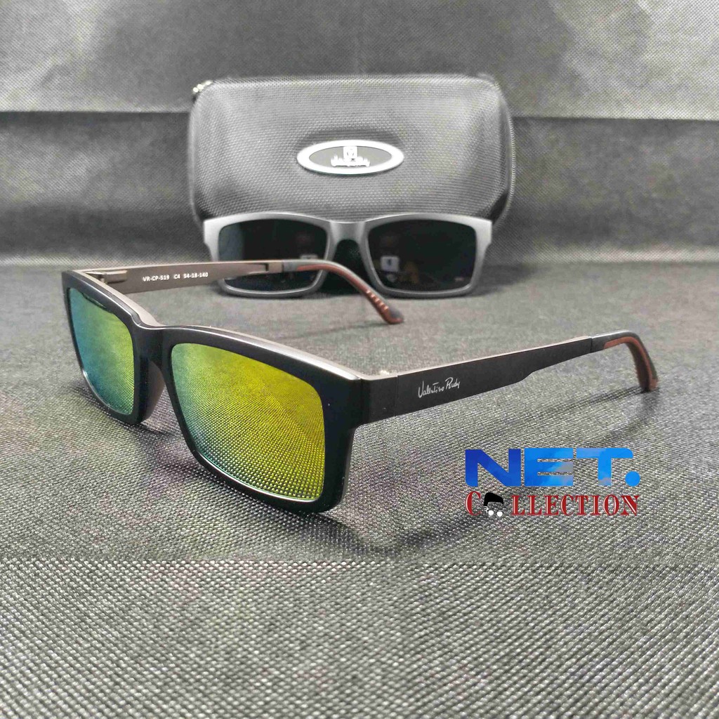 Frame Kacamata Original Valentino Rudy 2 Clip On CP-519 Polarized Lens Kacamata Original